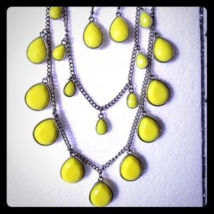 Statement Necklace & Earrings